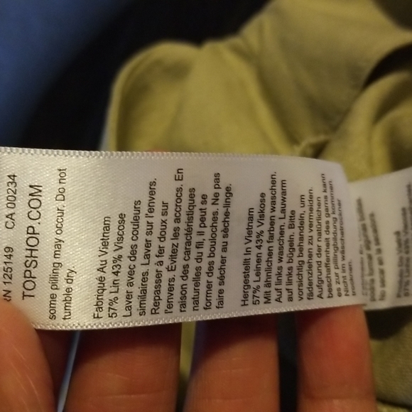 NWT Topshop Waist Tie Ruffle Tiered Mini Skirt - Picture 6 of 6